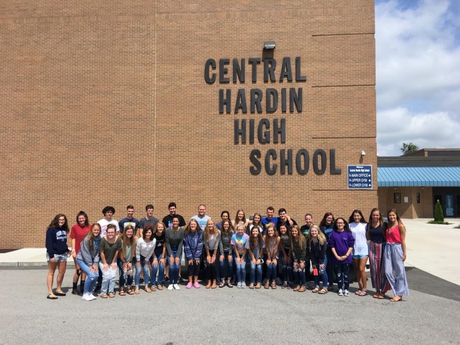Members of CHHSs Executive Council pose for a picture. Service-oriented clubs like Executive Council, Beta Club, and Y-Club are a great way for students to get involved in their community.