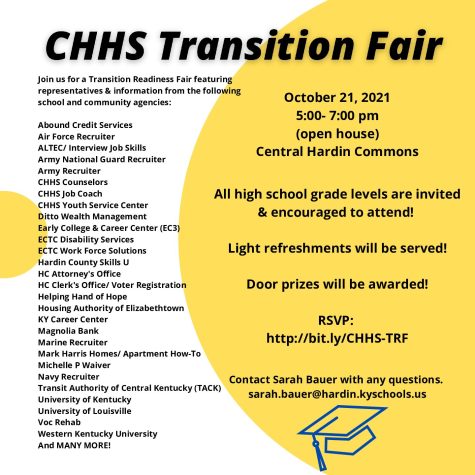 CHHS to Host Transition Fair on Oct. 21