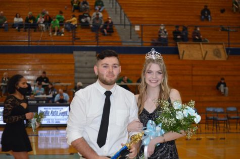 Senior Homecoming King and Queen Adrienne Mabe and Billy Rogers. (Feb 11)