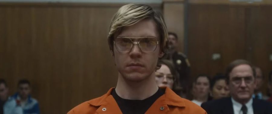 Actor Evan Peters portraying Jeffrey Dahmer