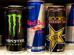 Popular energy drink choices.