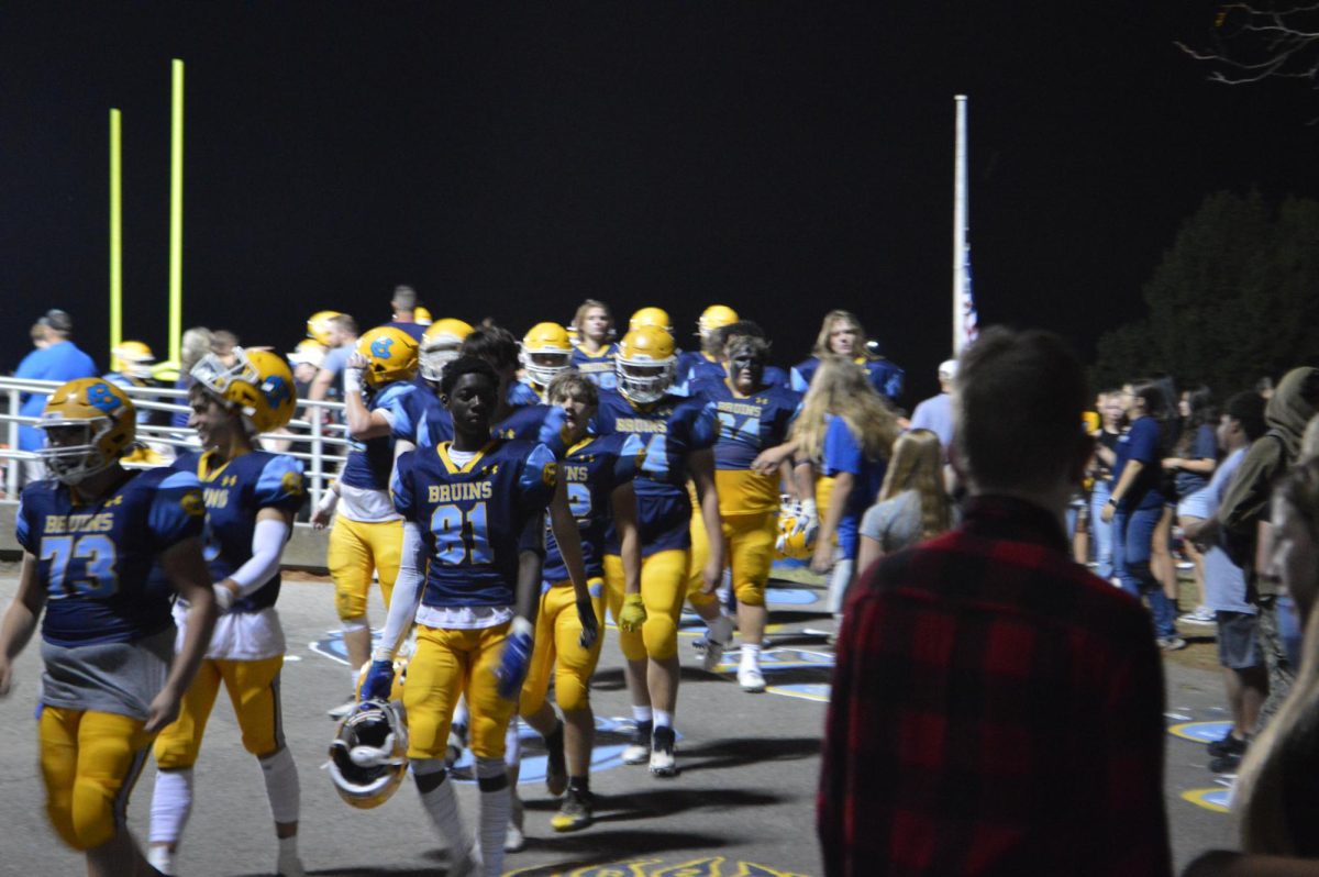 Central Hardins football team leaving the field after the football game. (Sept. 22)