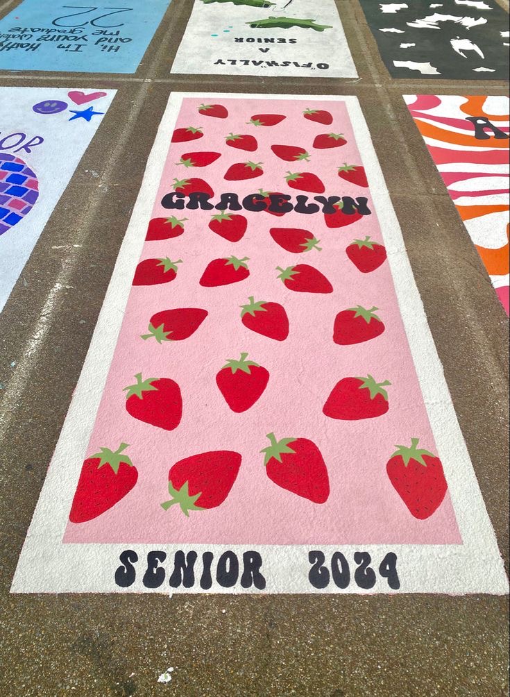 Senior Parking Spot done by Gracelyn Arender for her last year of high school. 