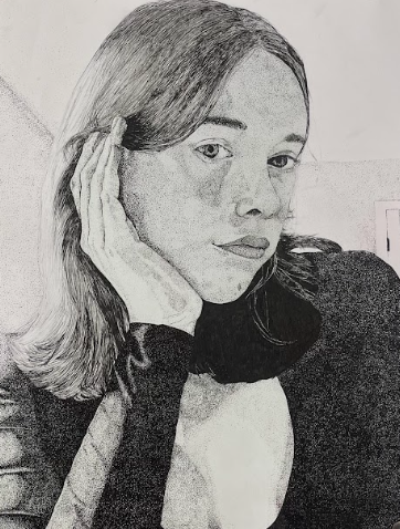 This self-portrait by Kayla White was completed for Antonio Menendezs Art III class. Both her artwork and the poem boldly celebrate individual identity and self-love. (Sept. 27) 