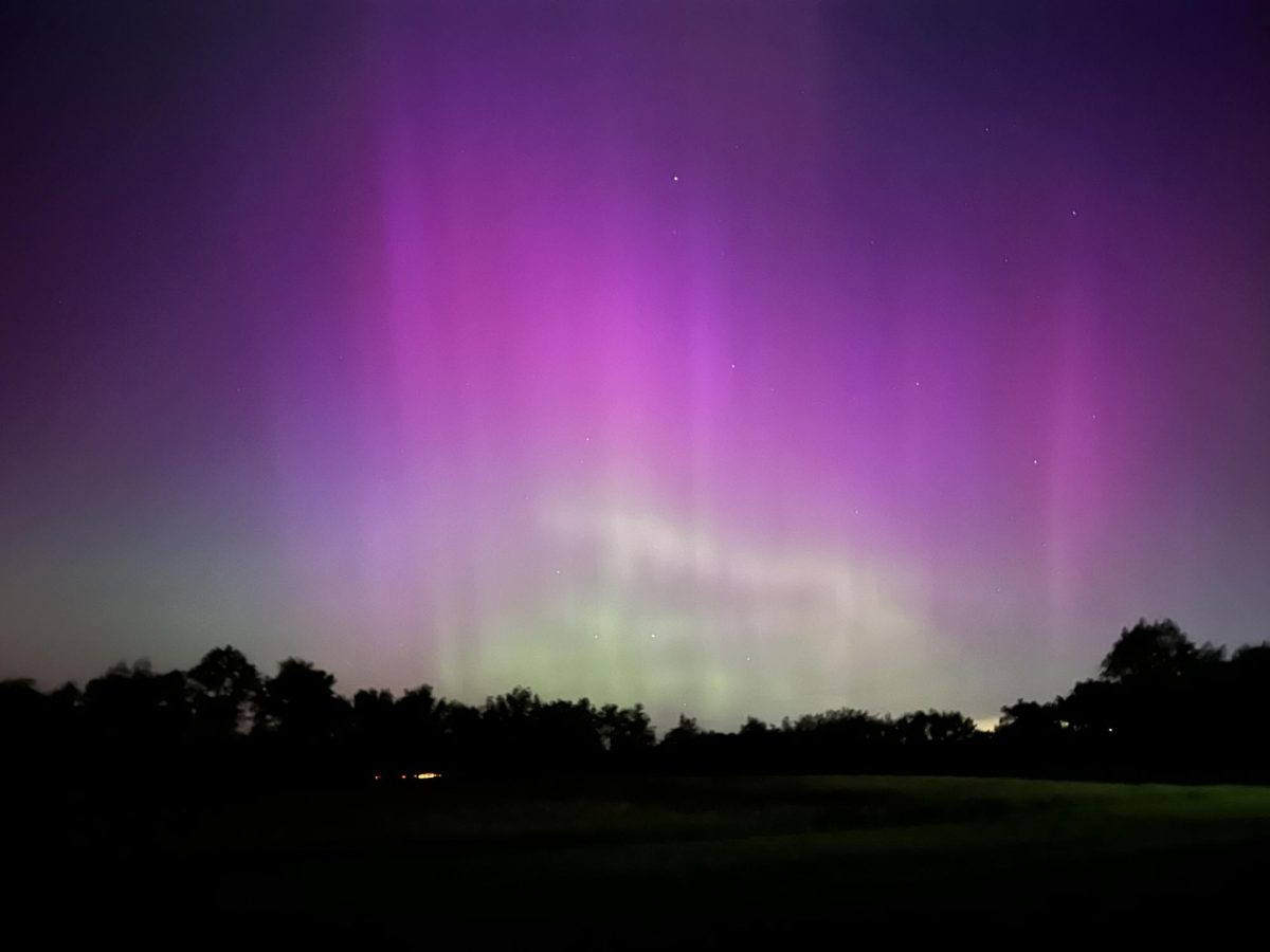 The Northern Lights visible to the eye in Glendale, KY (May 10).