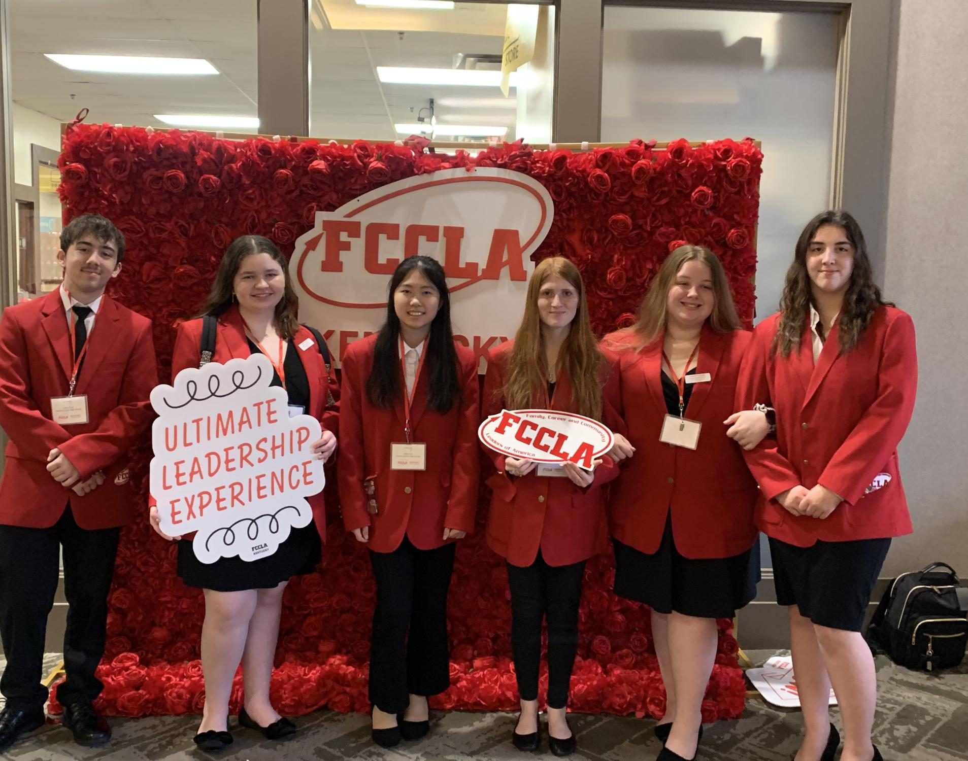  FCCLA traveled to Louisville Kentucky in March for the State Conference. Central's chapter received a gold honor roll pin and had four members receive their Power of One. 