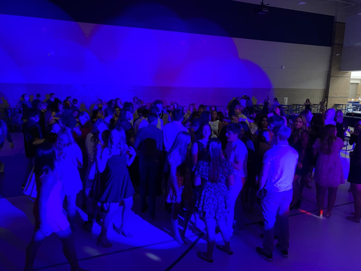 Members of the Class of 2025 try out their dancing shoes after dinner at Senior Night on Nov. 12. Next dancing date . . . Prom 2025.