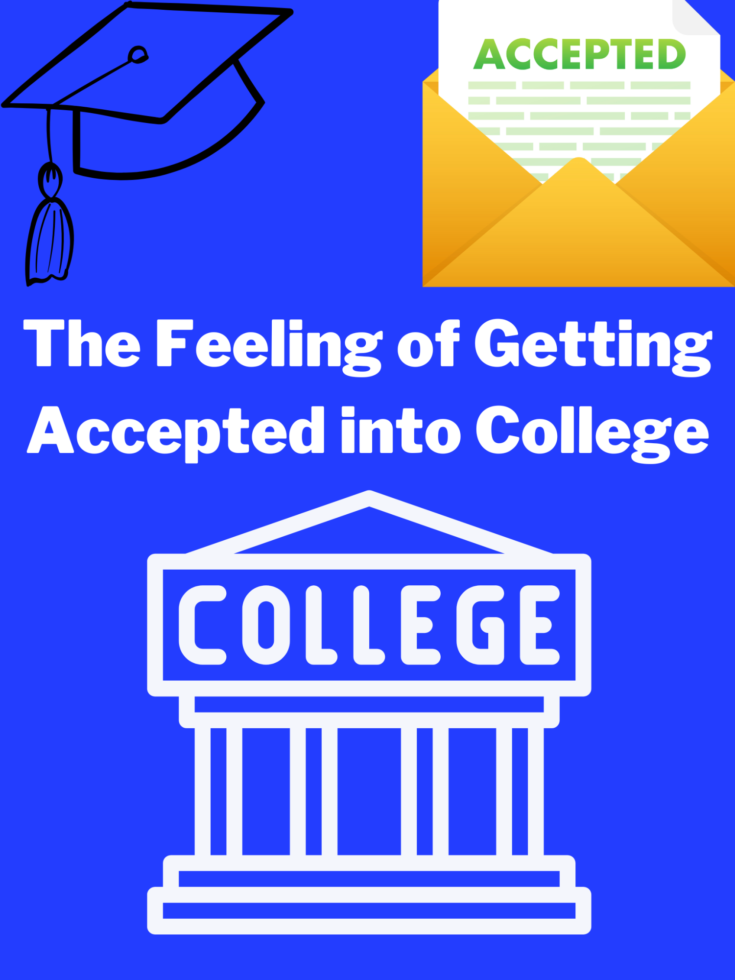 The fall of your senior year is an important time as most apply to college. The feeling of your hard work paying off is one of a kind experience. 