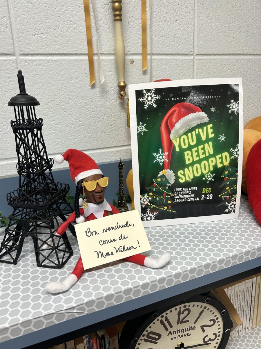 Snoop returns to Paris to enjoy the wonderful sites in Mrs. Wilson room (Dec. 13). Snoop has been seen all over the school and will soon travel over to Bruin Academy to mess with the freshman. Return to see where Snoop will be next.