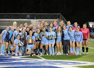 DISTRICT CHAMPIONS! The girls' soccer team defeated Elizabethtown 3-2 in overtime to secure the 17th District Championship on Oct. 8. The girls will play in the Regional Tournament at Thomas Nelson next week. Check out chhstimes on Instagram for the Bruin Week at a Glance, posted on Sundays, for details. Photo obtained from the Central Hardin Lady Bruins Soccer Facebook page.