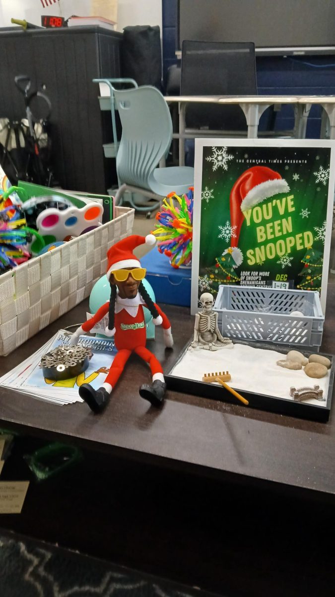 Snoop is off in the Youth Center to help them organize during this busy season!