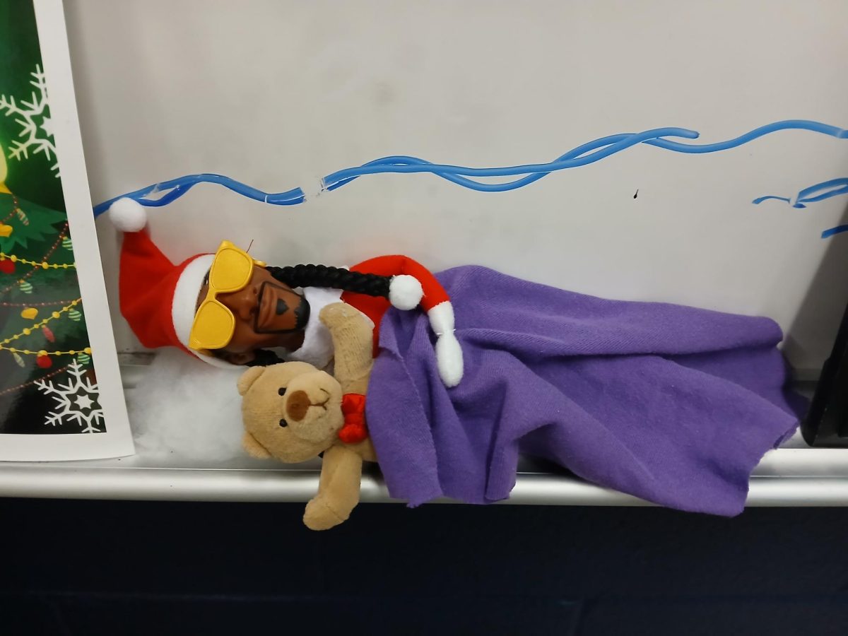 The Snoop Slump: Snoop was all tired out from his shenanigans on Dec. 19 in Gov Wilson's class. He's ready for winter break early! 